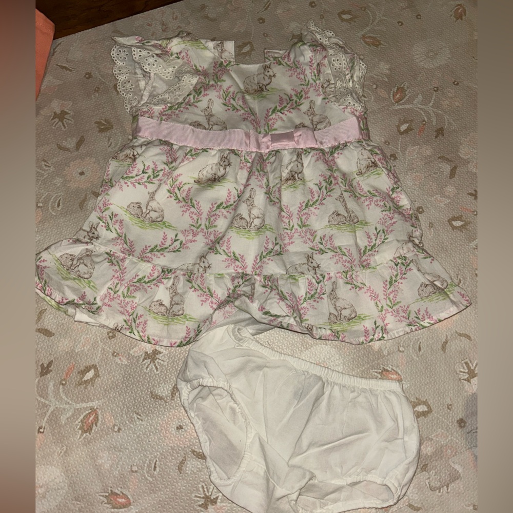 The Children's Place Floral Baby Dress with Bloomers